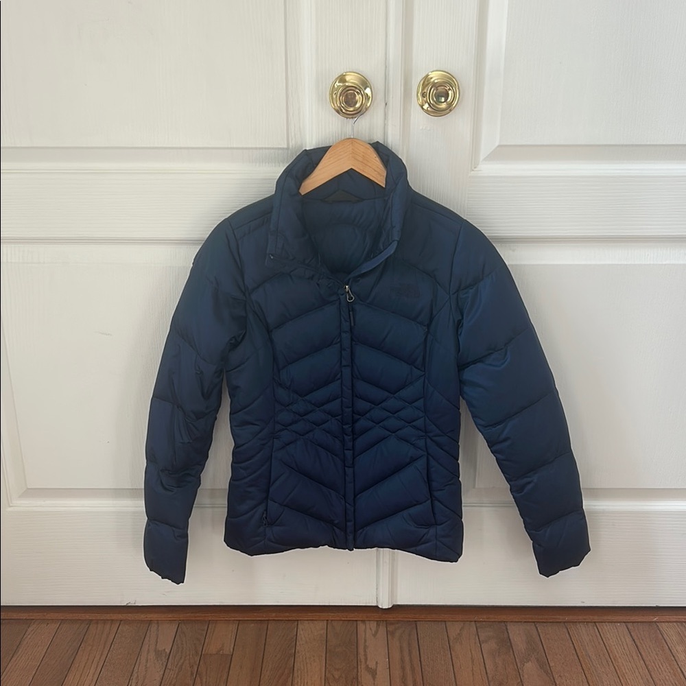 The North Face Dark Blue Quilted Jacket